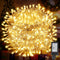 200FT 600LED Christmas Lights Plug in,Warm White Waterproof Fairy Lights with Timer/8