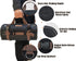 15-Pockets 15L WELKINLAND Heavy-Duty Waxed Canvas Tool roll, Tool Wrap Roll, Tool Up Roll Bags, Tool Bag Roll, Tool