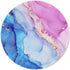 ITNRSIIET 20% Larger Mouse Pad - Premium-Textured Waterproof Non-Slip Rubber Base Round Mousemat for Office Gaming PC