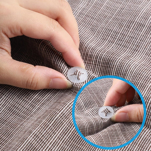 Tweruna 24 PCS Clear Bib Snaps for Runners, Race Number Buckle Fixing System, Triathlon Race Bib Holder, Reusable
