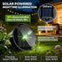 Solar Garden Hanging Moon Lights Outdoor Decor,Metal Lanterns Art Decorations for Outside Yard Lawn Patio Wall Fences