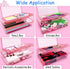 Double Layer Large Capacity Pencil Box - Plastic Translucent Hard Pencil Case with Snap-Tight Lid, 1 Pack for School