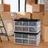 Tstorage 40 2-Pack L Plastic Folding Storage Crate, Collapsible Storage Crates