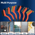 SALI 5pcs Wire Brushes for Cleaning, Rust Removal with Curved Handle Grip