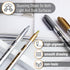 Mr. Pen Metallic Paint Markers, 12 Pack, Silver and Gold, Permanent Metallic Markers