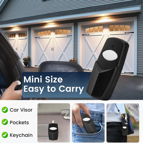 Micnce 2pcs 3089 300 10 308911/1089/3070/3060 for Multi-Code Gate Opener, MHz Dip Switch Gate Remote, Gate Remote