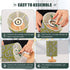 Amooorous Elegant Paisley Floral Silver Olive Green USB Table Lamp Baby Night Light for Hurricane Table Lamps for Girls