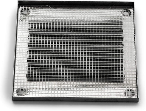 Vent Systems 4'' x 4'' Inch Galvanized Air Vent Cover, Metal Air Return Grill with Pest Guard Screen
