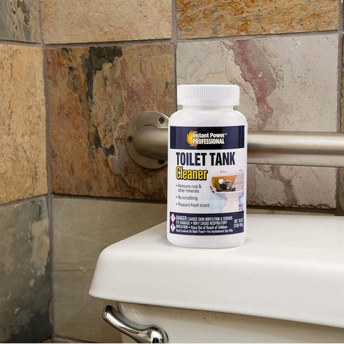 16 oz (1 lb) Instant Power Professional Toilet Tank Cleaner - Bathroom Toilet Cleaning Powder, Removes Rust and Odors