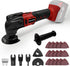 Oscillating Multi Tools for Milwaukee 18V Battery, Cordless Multitool with 6 Variable