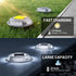 4 Pack 2 IP68 Solar Driveway Lights, Heavy Duty Driveway Lights Solar Powered Color Mode (Cool/Warm White) Waterproof
