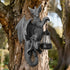 Solar Dragon Decor Tree Hugger Statue | Outdoor Garden Statue with LED Light for Yard, Patio, Balcony | Fantasy Dragon