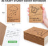 feela 30 Pack Kraft Notebooks, 15 Designs A6 Cute Mini Pocket Notebooks, Lined Motivation Small Journal, 4.1 x 5.8 in