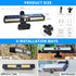 2 Pack 36 6000K, Clip On Solar Motion Lights Outdoor Waterproof, Motion Sensor Outdoor Lights with LEDs, Portable Solar