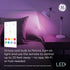 Bulbs A19 Bulbs (2 Pack) GE LED+ Color Changing LED Light with Remote, No App or Wi-Fi Required, Standard