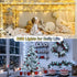 100 33ft JMEXSUSS LED Color Changing String Lights, String Lights Indoor with Remote & APP, Clear Wire Smart Twinkle