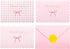 Crisky Thank You Cards with Envelopes,50 Pack Pink Thank You Cards Bulk