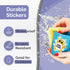 62 8 11 Inches Translucent Semi-Clear Sticker Paper for Inkjet Printer & Laser Printer Sheets - Self-Adhesive