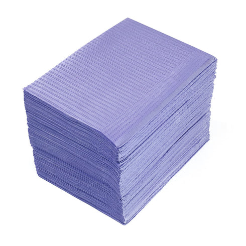 Bibs,125pcs 13 18 inches Disposable Dental X Table Covers Clean Pad,Underpad Hygiene Personal Bib Waterproof Table loth