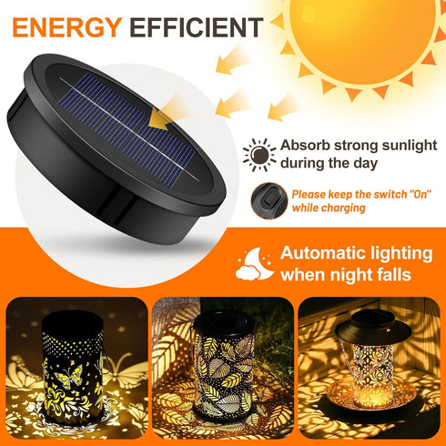 2 Pack 3.35in HELESIN Replacement Solar Light Parts, Lights Replacement Top,Waterproof Solar Light Inserts for Hanging