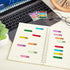 Tatuo 2400 Pcs Sign Here Tabs, Stickers, Flags, 8 Colors with Dispenser, Easy to Post for Notary Books