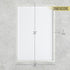 HBCY Creations Wall Mount Whitewashed White Board, 24"x36", Dry Erase Marker, 4 Magnets, Eraser, Wood Frame