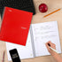 Five Star 3 Subject Spiral Notebook + Study App, 10-1/2" x 8", 150 Sheets, Wide Ruled Paper, Red (72029)