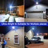 Waterproof Solar Lights Outdoor for Patio & Yard, Dusk to Dawn Motion Sensor Security Lighting, High Brightness