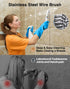 KH6A IPX7 5 kHelfer Rechargeable Electric Grout Brush with Built-in Battery, Upgraded Stainless Steel Wire Power Brush