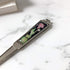 Decorative Envelope Paper Letter Opener with Mother of Pearl Antique Design Silver Steel Blade