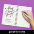 PAPERAGE Lined Spiral Journal Notebook, Olive Green, 160 Pages, Medium 5.5 inches x 8 inches, 100 GSM Thick Paper,