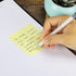 Mr. Pen Sticky Notes, 3"x3", 12 Pads, Pastel Yellow Colors, Self-Stick Aesthetic Colorful Bulk Pads