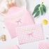Envelopes,50 Pack Crisky Thank You Cards with Pink Thank You Cards Bulk Bow Style for Baby Shower, Birthday, Wedding