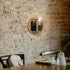 ENXING Wall Sconces Hardwired Farmhouse Fabric Wall Lamps Rattan,Retro Hemp Rope Rustic Indoor Wall Mount Light