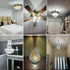 E12 Bulbs 60 6000K 120V 6W 550lm T6 C7 E12 Non-dimmable, 4 Pack LED Candelabra Light Watt Equivalent Daylight White