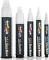 CHALKY CROWN 5pc White Chalk Markers, Non-Toxic Liquid Chalkboard Markers for Windows