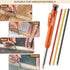 Hiboom 2 Pack Carpenter Pencils, Long Nose Mechanical Pencil Marker, 18 Refills, Scribe Tool