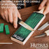 Knife Stropping Compound with Case, 2-Pack, Total 5 Oz, Green Buffing Compound Bars for Razor-Sharp Edges