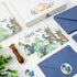 50 Pack 4 6 Inch Whaline Dinosaur Thank You Cards Boxed Watercolor Greeting Cards with Envelopes Stickers Blank Note