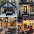 2 Pack 14 Inch Outdoor Wall Light Fixtures, Large Exterior Coach Lights, Black Wall Sconce Lamp, Exterior Waterproof