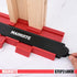 10" Adjustable Contour Duplication Gauge - Copy Irregular Shape for Woodworking, DIY Handyman Tool (RED)
