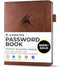 Clever Fox Password Book with Alphabetical Tabs, Internet Address Organizer Logbook, Small Pocket Keeper