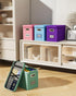 Oterri File Organizer Box with Lid - Hanging Filing Box with Mesh Pocket, Document Organizer for Letter Files, Portable