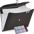 JARLINK 7 Pockets Expanding File Folder, A4 Size Accordion Document Organizer, Portable Cute Paper Organizer, Black