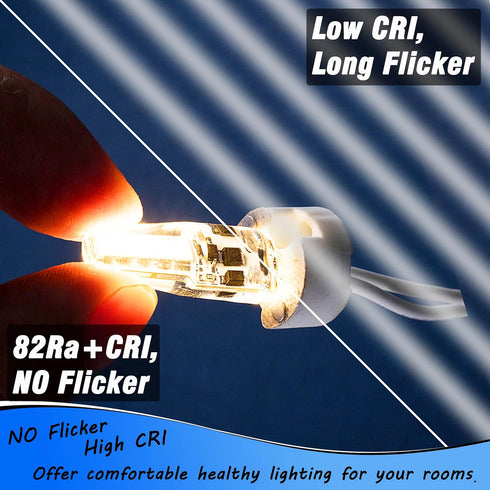 G4 LED Bulb Warm White 2700K 3W Equivalent to 20W Halogen, AC/DC 12-24V T3 JC Bi-Pin Base for Outdoor Landscape Lights