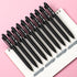 Mr. Pen Retractable Gel Pens, 10 Pack Black Ink, Fine Point 0.5mm, Aesthetic Pens for Journaling, Fast Dry