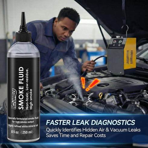 HappyAlley Testers,8.5oz Exhaust,1 Pack Smoke Fluid for Automotive Diagnostic Machine Pressure & Vacuum Liquid Smoke