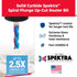 Amana Tool 46002-K Spektra Extreme Tool Life Coated Solid Carbide Spiral Plunge Router Bit, 1/4 Dia x 3/4 CH