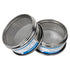 10 Mesh Lab Sieves, 4" Diameter 304 Stainless Steel Wire Cloth Test Sieve for Industrial and Home Laboratory Use