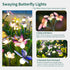 Solar Garden Lights, Solar Lights Outdoor Garden, Garden Lights Solar Powered, Decor for Garden, Yard, Patio, Pathway, IP65 Waterproof, Solar Butterfly Lights Outdoor (2 Pack)